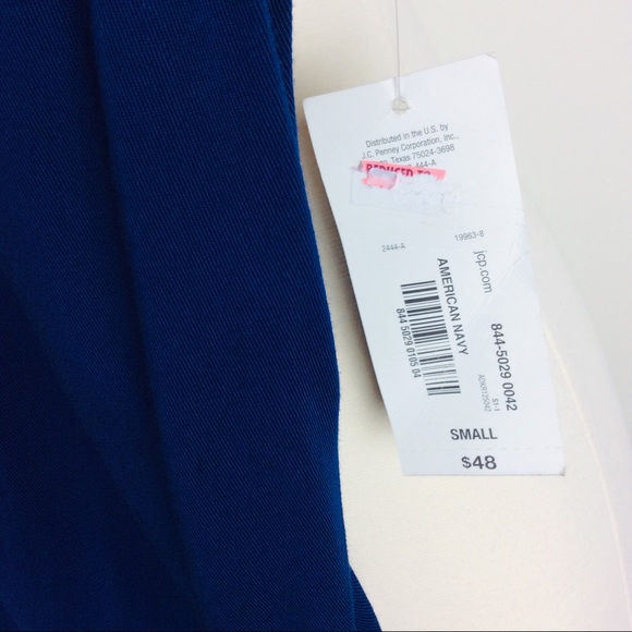 NWT A.N.A. Cute & Comfy Navy Blue Romper Size (S) - Picture 7 of 7